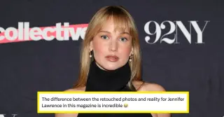 Jennifer Lawrence’s Cut Cover Sparks Debate Over Digital Retouching vs. Cosmetic Reality