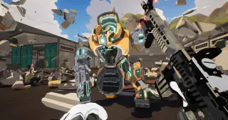 ShatterRush: An indie, Titanfall-inspired parkour shooter with destructible arenas