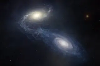Chemistry Unmasks a Spiral Galaxy’s Ancient History