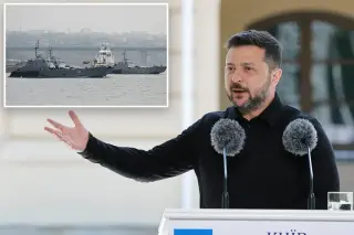 Ukraine says Caspian Sea strikes hit Russian ships carrying Iranian military cargo