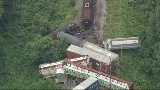 Bucks County Freight Derailment Sparks Hazmat Concerns, No Leaks Detected