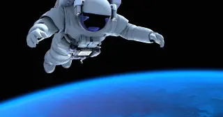 French spacewalker Adenot makes history, but antenna swap extended to next spacewalk
