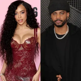 Kristy Sarah and Bryson Tiller Kiss Three Months After Divorce
