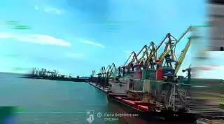 Ukraine strikes Russian-occupied Mariupol port, crippling supply hub, Azov Corps says