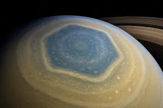 Saturn’s North Pole Hexagon: A Persistent Polygon in Its Global Jet