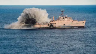 Decommissioned USS Juneau Sunk in Pacific SINKEX During Valiant Shield 2026