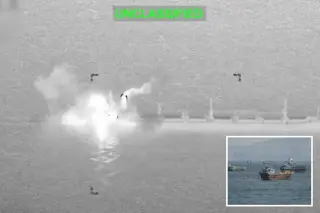Hormuz Crisis Escalates: US Disables Blockade Runner as Iran Claims Supertanker Fire