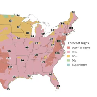Heat dome grips the U.S.: three crucial stats to know
