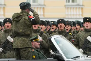 Moscow's Victory Day Parade Goes Light on Hardware