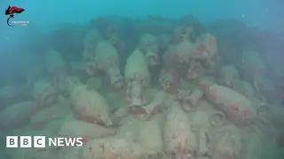 Two-thousand-year-old Roman shipwreck found off Sicily filled with amphorae