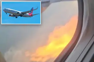 Bird strike sparks engine flames as AA jet makes emergency landing in Myrtle Beach
