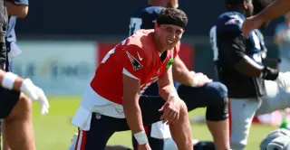 Douglas shines as DeVito pilots Patriots through scrimmage