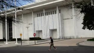 Tarps Stay On Kennedy Center As Trump's Name Comes Down