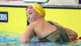 Pallister upsets Ledecky in 800m freestyle to end 13-gold run