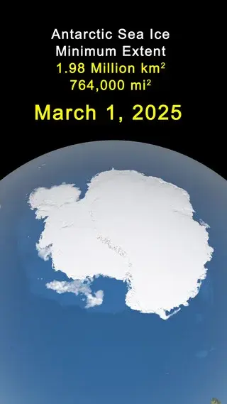 Arctic Sea Ice Hits 2026 Minimum, Tying Decade-Old Low