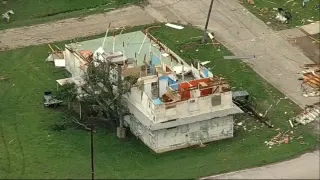 Mineral Wells storm leaves tornado-like destruction; aerials reveal extensive damage