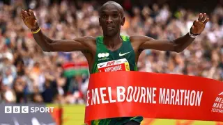 Kipchoge Sets Melbourne Course Record at 41, Defying Age in Global Tour