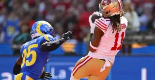 49ers lose Robinson to high-ankle sprain, prompting roster additions