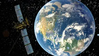 Solar storms could push crowded low-Earth orbit into a 2.8-day debris cascade
