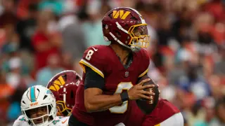 Commanders' Mariota sidelined for rest of preseason with sprained MCL