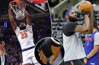 Knicks star Mitchell Robinson reveals finals hand injury stemmed from family crisis and a truck incident