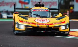 Kubica Sparks Ferrari Front-Row Lockout in Imola Practice