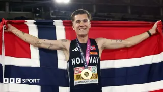 Ingebrigtsen seals dramatic European 5,000m gold in Achilles comeback
