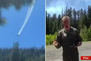 Bloodied Marine pilot survives fiery F/A-18 crash in Washington