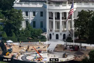 Trump orders changes to White House helipad amid lawn concerns
