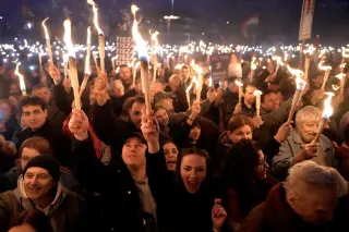 Orban and Magyar sprint to finish line as Hungary votes