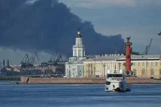 Ukraine Drones Hit St. Petersburg Oil Terminal Amid Forum in the City