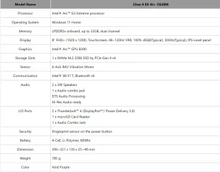 MSI Claw 8 EX AI+ Ships with Intel Arc G3 Extreme in an 8-Inch Handheld