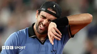 Berrettini's Roland Garros bid ends with injury retirement as Arnaldi reaches Paris semi