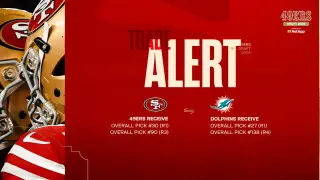 49ers Trade Down With Dolphins, Add Extra Day-2 Pick in 2026 Round 1