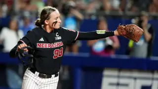 Pregnant and Unstoppable: Jordy Frahm Shines for Nebraska at WCWS