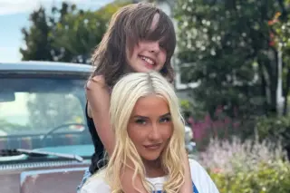 Christina Aguilera Posts Rare Mom Moment with Summer Rain During Summerween Recap