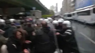 May Day protests globalize: workers' grievances collide with anti-war and anti-Western rhetoric