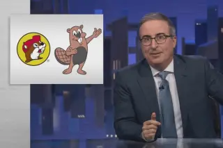 Oliver doubles down on Buc-ee’s beaver feud while charity fundraiser grows