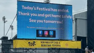 Jazz Fest Ends Early as Storms Move Through New Orleans