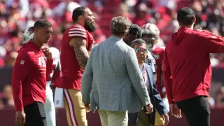 Shanahan Signals Quick Return for Evans, Bosa Out for Week 4