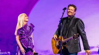 Blake Shelton Cheers Gwen Stefani's No Doubt Vegas Residency From the Audience
