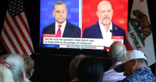 Becerra dominates California governor debate, leaving Hilton’s Trump-tied strategy ineffective
