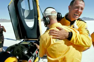 Hydrogen-powered sprint: Andy Green targets new land-speed record in Utah