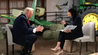 Trump Storms Out of Welker Interview, Rain Cited as Reason for Exit