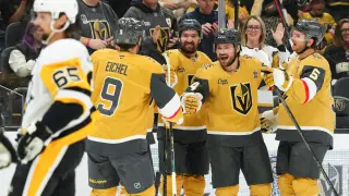 Golden Knights Demolish Penguins 6-2 in Las Vegas