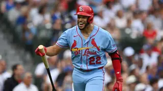 Baez blasts three homers in MLB debut for Cardinals