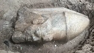 Villager’s Farm Dig Uncovers Two Giant Ramesses II Statues in Northern Egypt