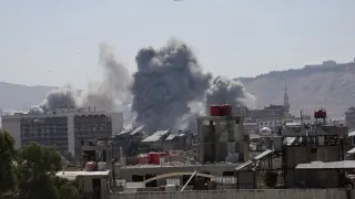 Syria, U.S. pin Israeli strike on Idlib airbase, urging de-escalation
