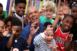 Obama Center opens in Chicago as Obamas greet first visitors