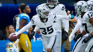 Raiders Rookie Cornerback Masses Earns Dual Weekly Honors After Double-Interception Performance